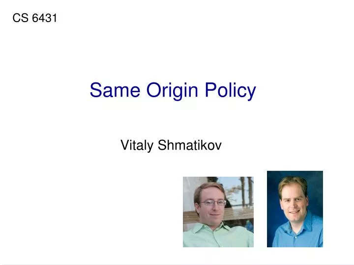 same origin policy