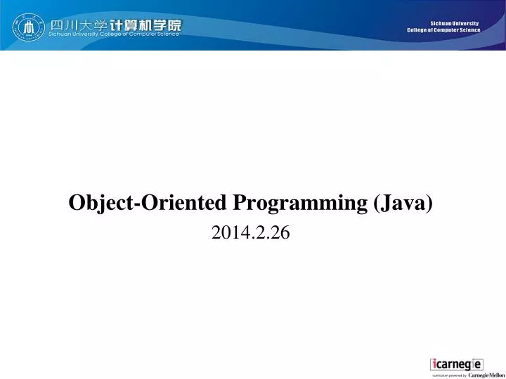 object oriented programming java 2014 2 26