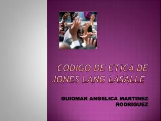 codigo de etica de jones lang lasalle