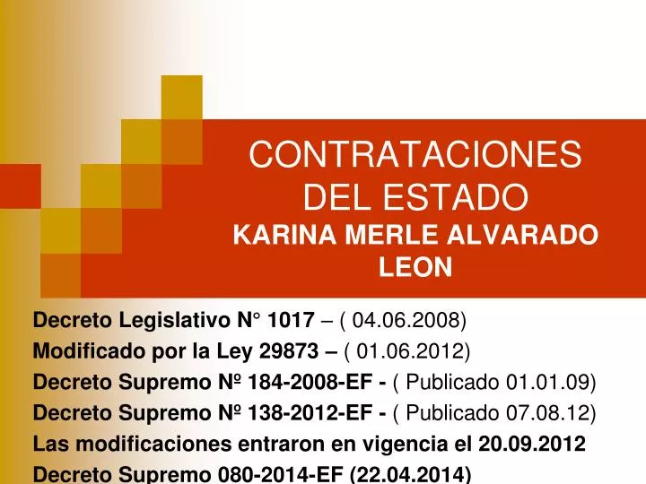 contrataciones del estado karina merle alvarado leon