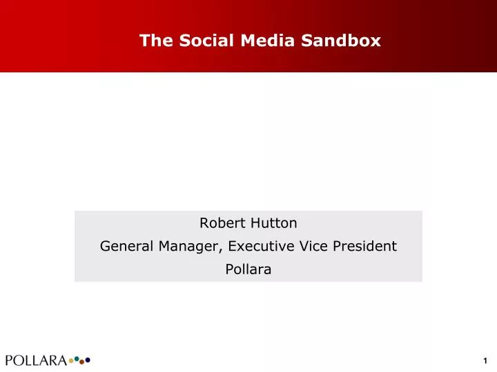 the social media sandbox