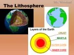 The Lithosphere - slide 1