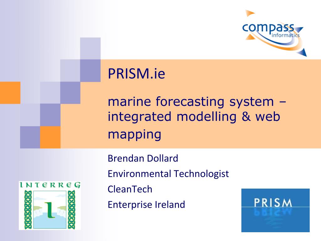 PPT - PRISM.ie marine forecasting system – integrated modelling & web ...