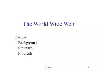 The World Wide Web