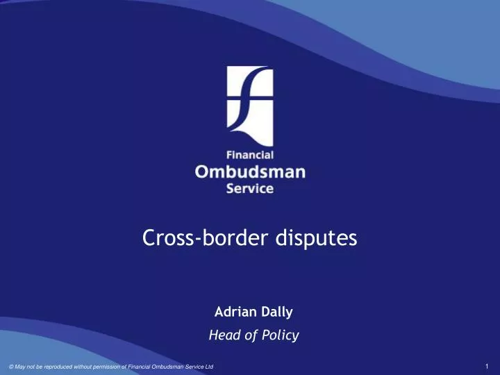 cross border disputes