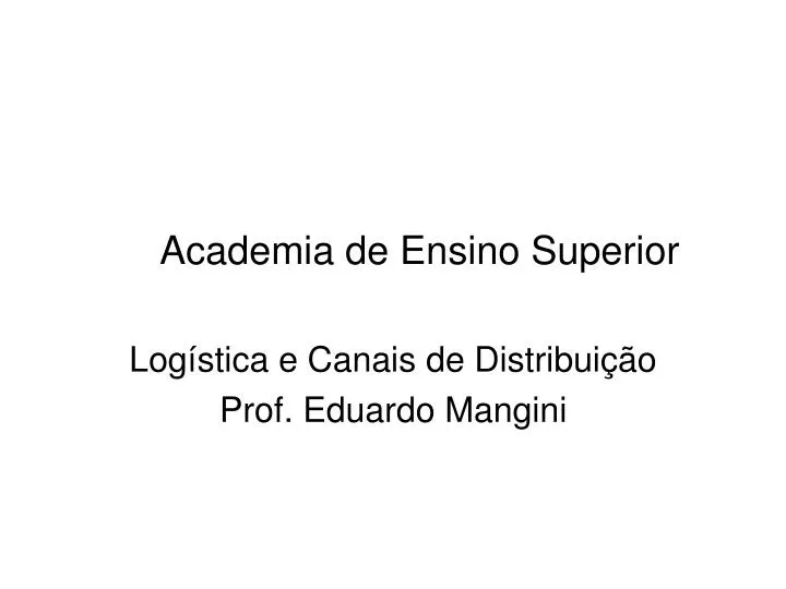 academia de ensino superior