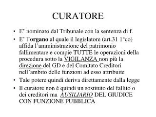 curatore