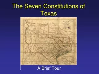 The Seven Constitutions of Texas