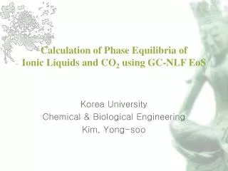 Calculation of Phase Equilibria of Ionic Liquids and CO 2 using GC-NLF EoS