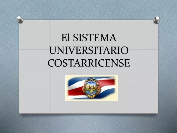 el sistema universitario costarricense