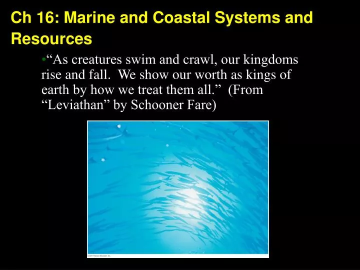 ch 16 marine and coastal systems and resources