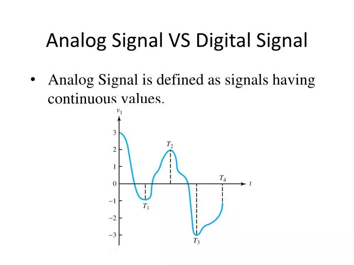 analog signal vs digital signal