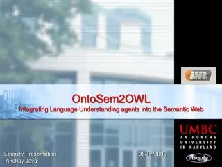 OntoSem2OWL Integrating Language Understanding agents into the Semantic Web