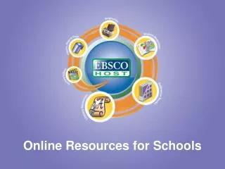 Online Resources for Schools