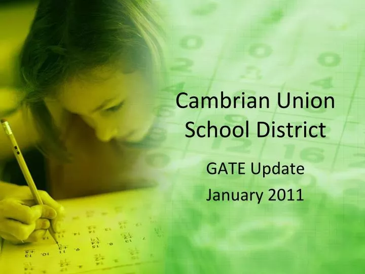 cambrian union school district