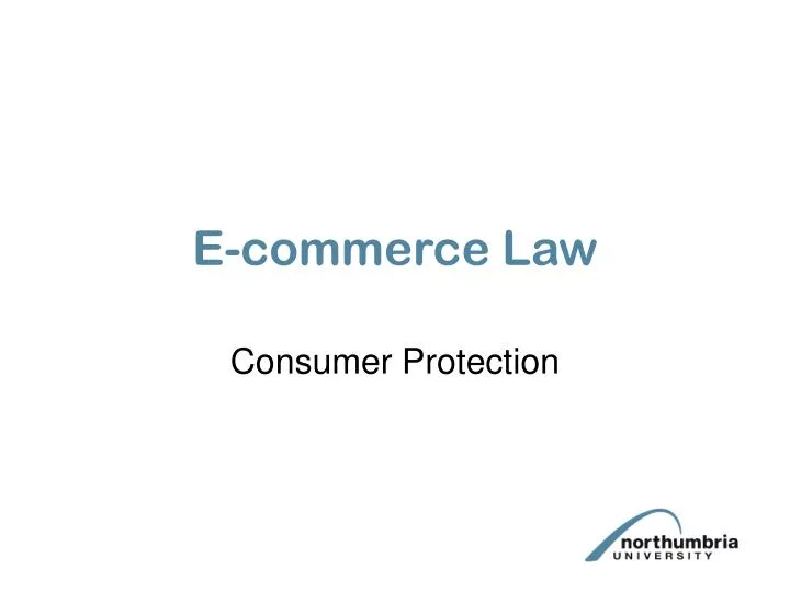 e commerce law
