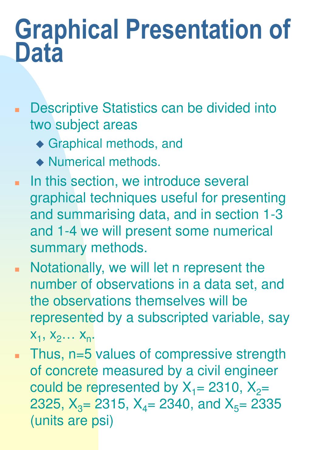 PPT - Graphical Presentation of Data PowerPoint Presentation, free ...