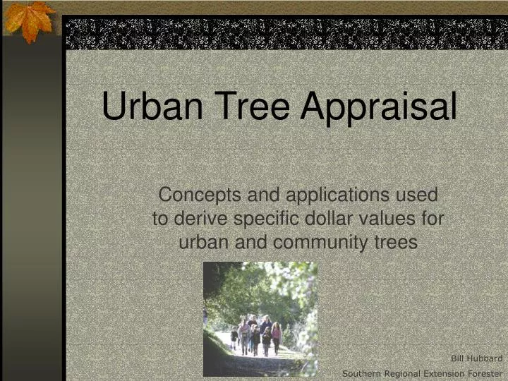 urban tree appraisal