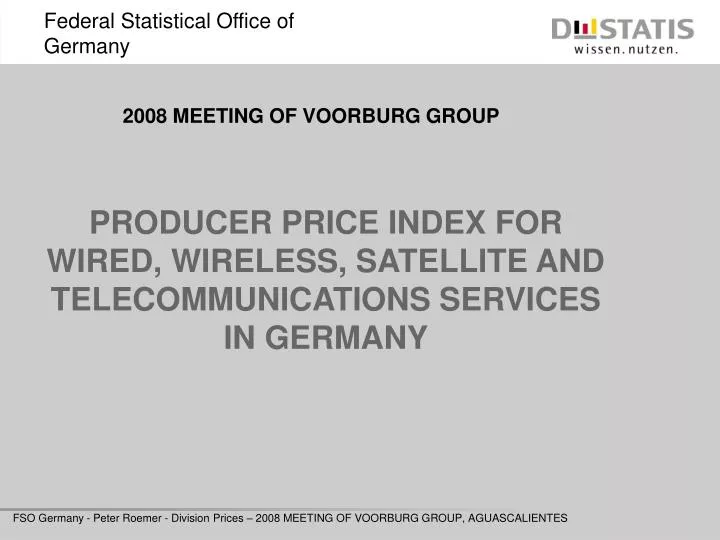 producer price index for wired wireless satellite and telecommunications services in germany