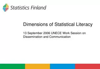 Dimensions of Statistical Literacy