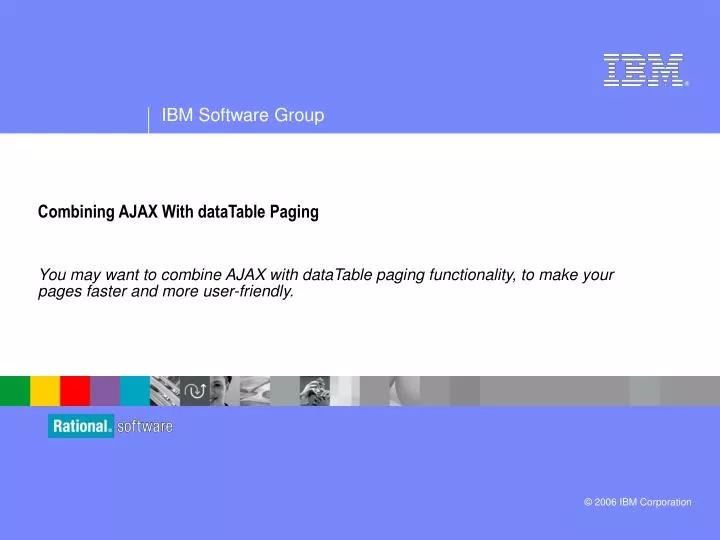 combining ajax with datatable paging