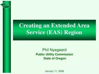 Phil Nyegaard Public Utility Commission State of Oregon