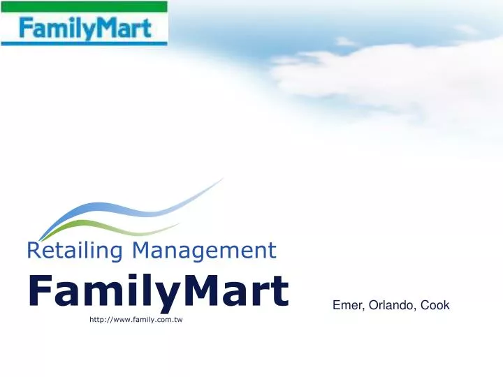 retailing management familymart