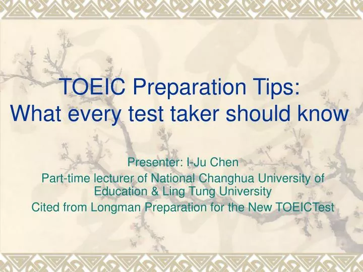 toeic preparation tips what every test taker should know