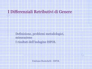 i differenziali retributivi di genere