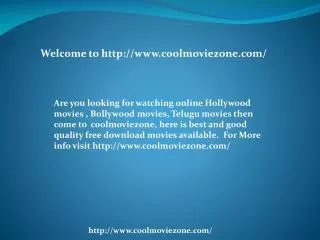 Watching Online Bollywood Movies
