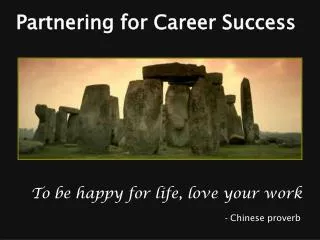 Partnering for Career Success