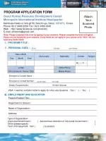 Application Form for Seoul Human Resource Development Center International Training Program - slide 1