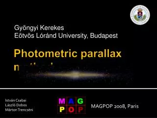 Photometric parallax method