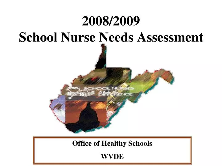 2008 2009 school nurse needs assessment