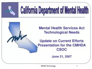 California Department of Mental Health