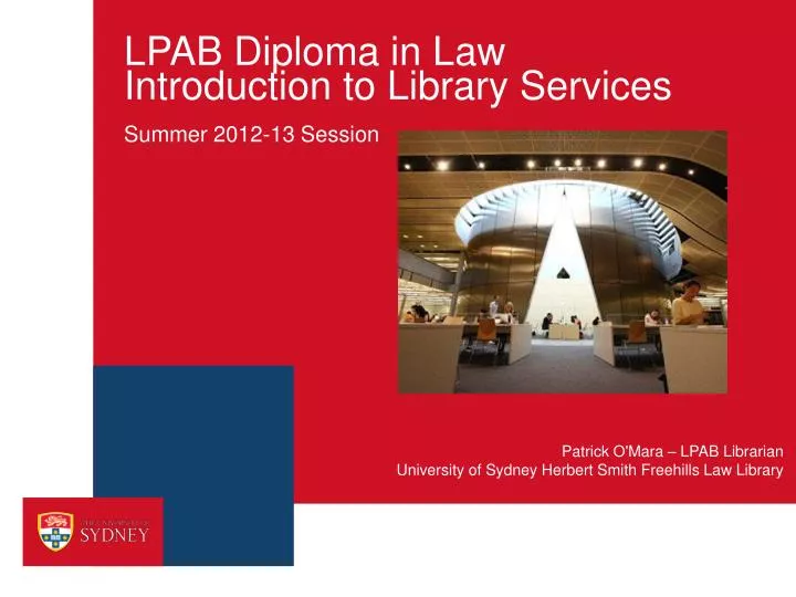 lpab diploma in law introduction to library services