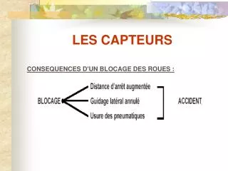 les capteurs
