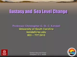 Eustasy and Sea Level Change