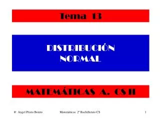 distribuci n normal