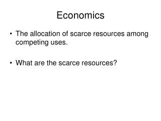 Economics