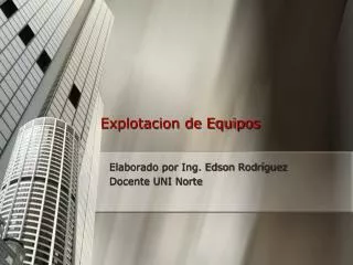 explotacion de equipos