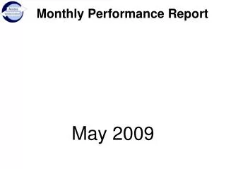 Monthly Performance Report