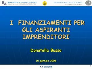 donatella busso 10 gennaio 2006