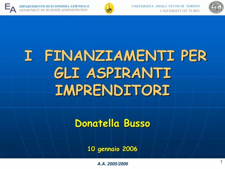 donatella busso 10 gennaio 2006