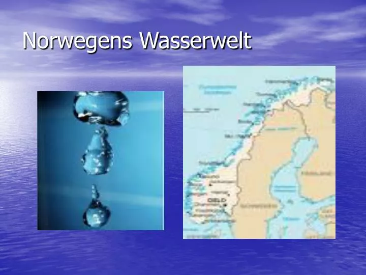 norwegens wasserwelt