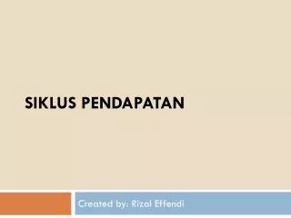 siklus pendapatan