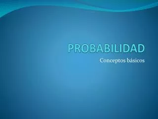 probabilidad