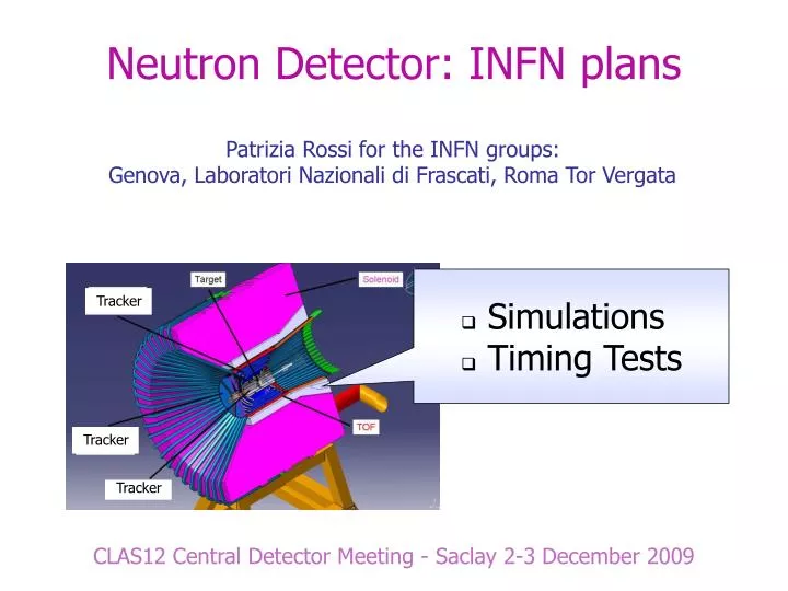 neutron detector infn plans