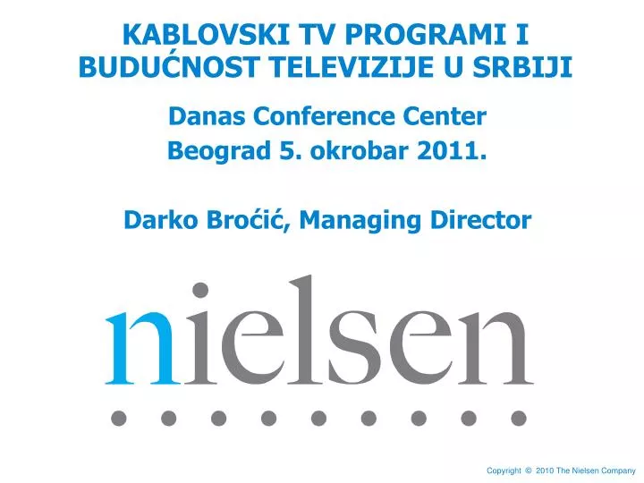kablovski tv programi i budu nost televizije u srbiji