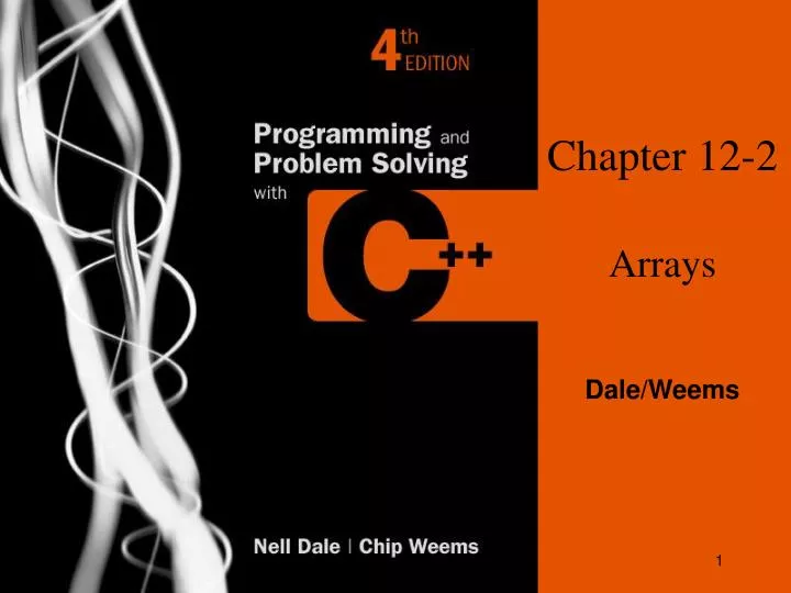 chapter 12 2 arrays